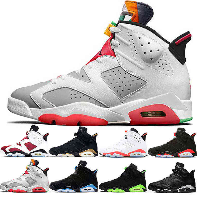 

Discount Basketball Shoes 6s Mens Trainers 6 DMP Carmine Hare UNC Triple Black Infrared Electric Green Sport Athletic Sneakers Size 40-47, #1 carmine