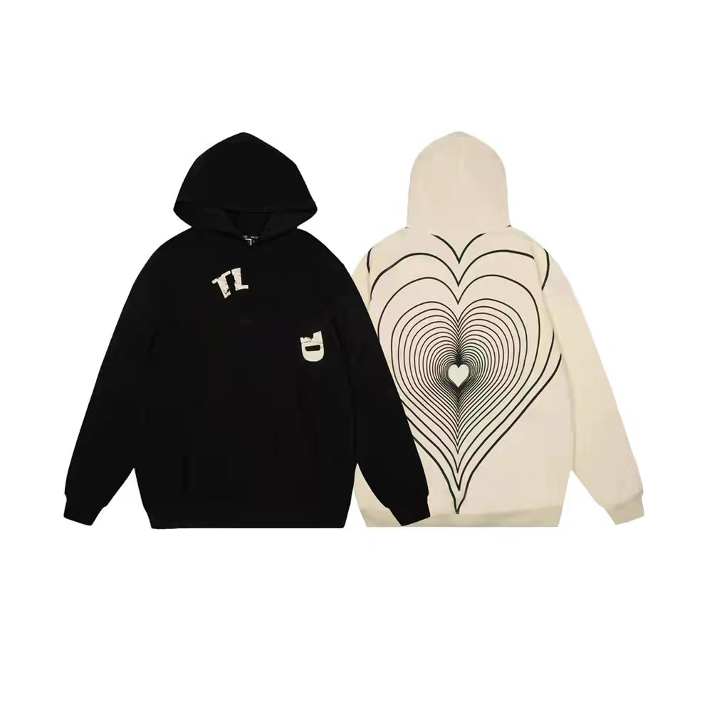 

Fashionable Men Hoodie's Men's Women's Designer Sports Letter Print Sweatshirt Asian Code M-XL Color Thick Hoodie Pullover Long Sleeve Streetwear, Purple