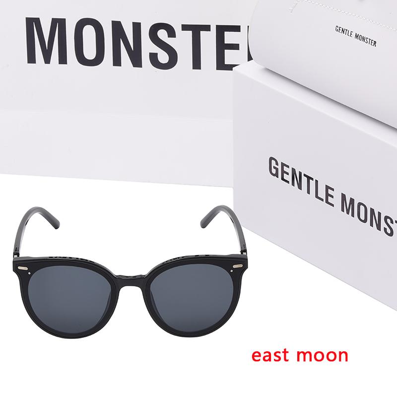 

Sunglasses Korean Design GM Men Sun Glasses For Women Luxury Vintage Trendy Original Package East Moon Drop, White;black