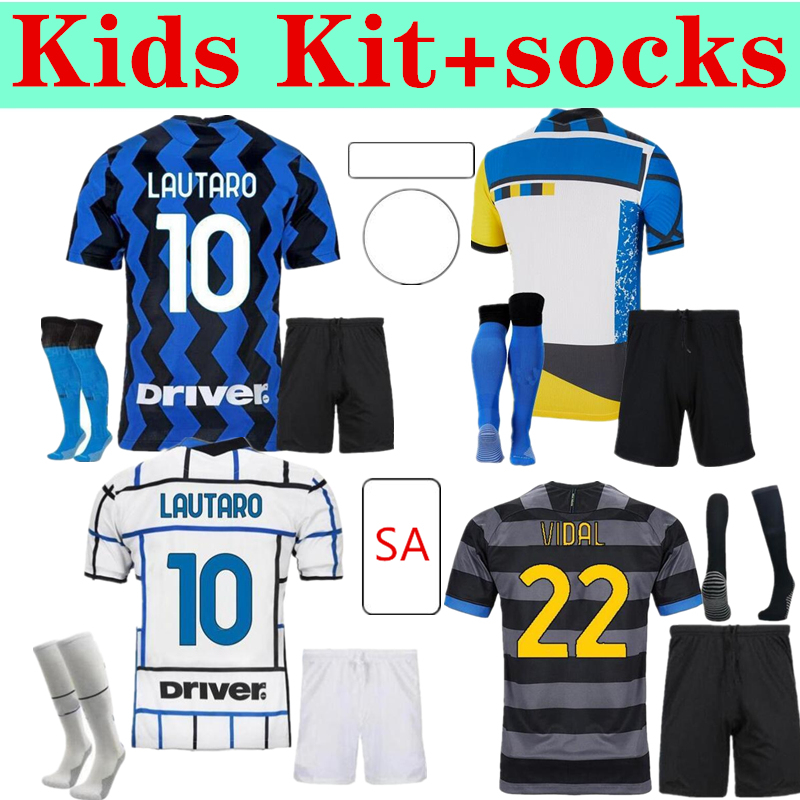 

Inter soccer jersey fourth 4th milan LUKAKU LAUTARO ERIKSEN BARELLA 20 21 IBRAHIMOVIC THEO MANDZUKIC football shirt kids set sokcs TONALI BRAHIM, Home