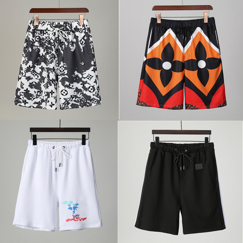 

2021 Mens Summer Fashion Shorts Designers Board Short Gym Mesh Sportswear Quick Drying SwimWear Printing Man S Clothing Swim Beach Pants Asi, White;black