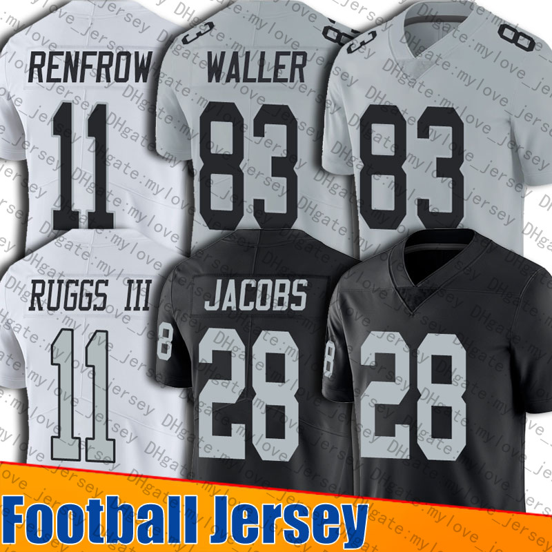 

28 Josh Jacobs 83 Darren Waller 34 Bo Jackson Jersey 11 Henry Ruggs III Hunter Renfrow Derek Carr Jerseys Maxx Crosby Clelin Ferrell Johnathan Abram, +patch woman custom jersey (txz)