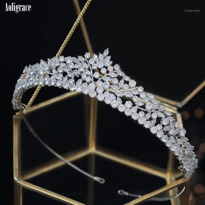 

Hair Clips & Barrettes Woman Cubic Zirconia Tiaras CZ Bride Crowns Wedding Accessories Birthday Queen Party Headpiece Princess Tiara For Gir, Golden;silver
