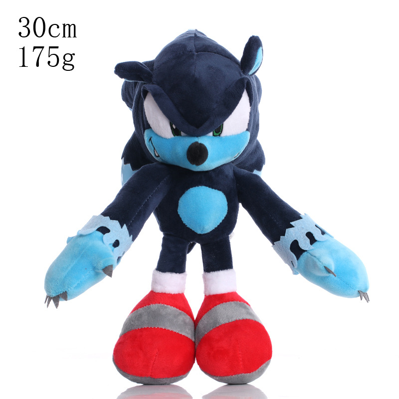 

30 cm supersonic mouse sonic super plush toy Tarsnak hedgehog doll children's gift, Blue