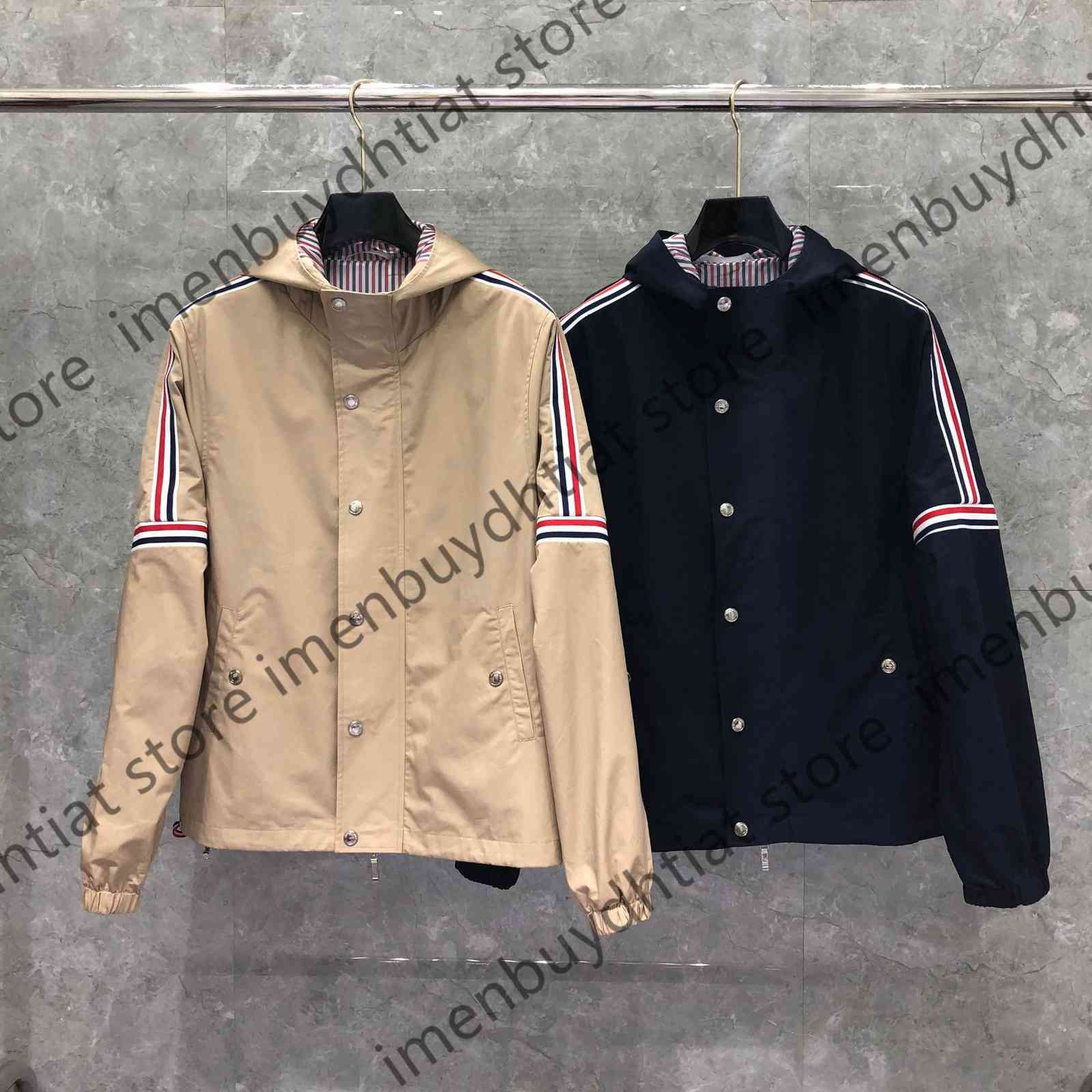 

2021tb Thom Fashion Men's and Women's Autumn Winter Warm Sweater Down Jacket Long-sleeved Cotton Pantsk2wu, Black;brown