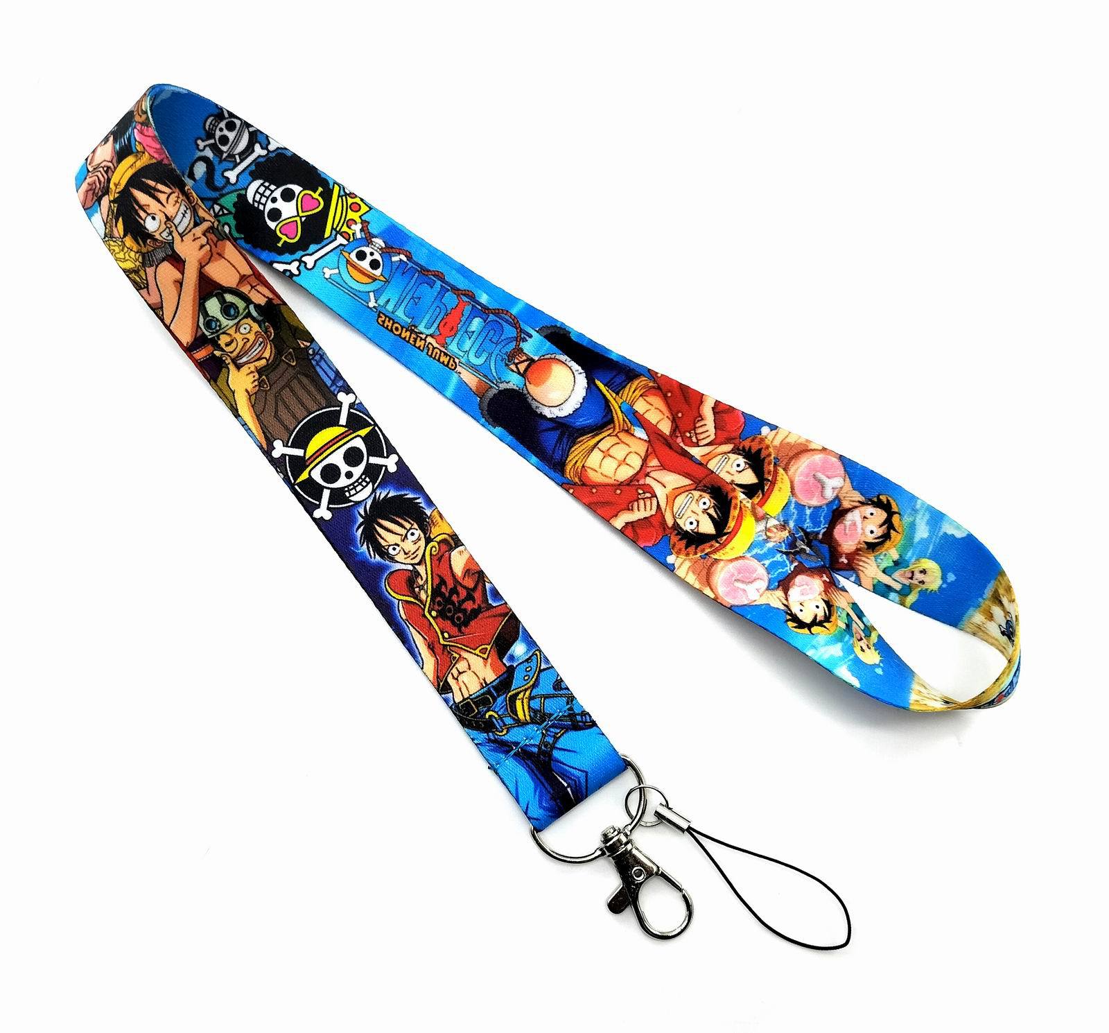 

Japanese Anime Designer Movie Lanyard Keychain ID Credit Card Cover Pass Mobile Phone Charm Badge Holder Key Holder Accessories