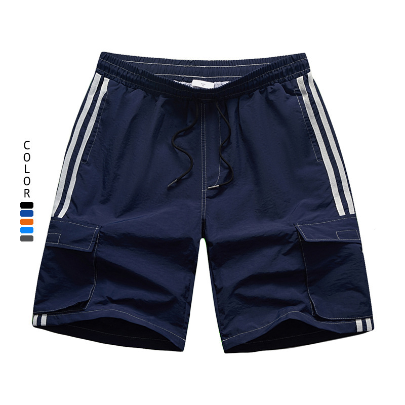 

fashion shorts beach pants men's large underpants quick drying surf loose capris, White;black