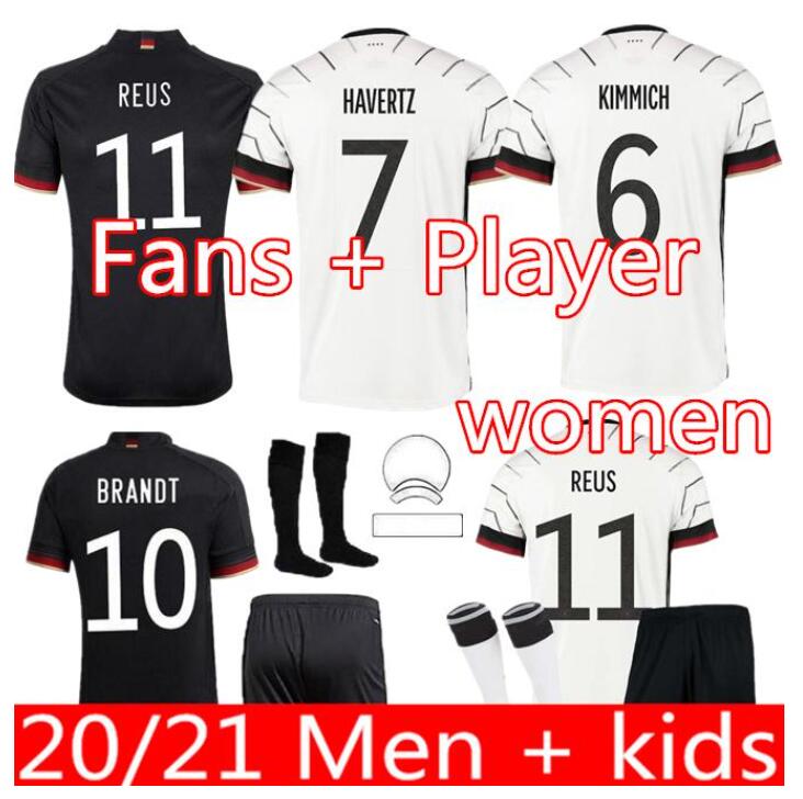 

Player version 2021 2022 Germany Soccer Jerseys TAH Gundogan REUS GNABRY WERNER KROOS 20 21 KIMMICH maillot de foot football Sane Goretzka C, Black;yellow