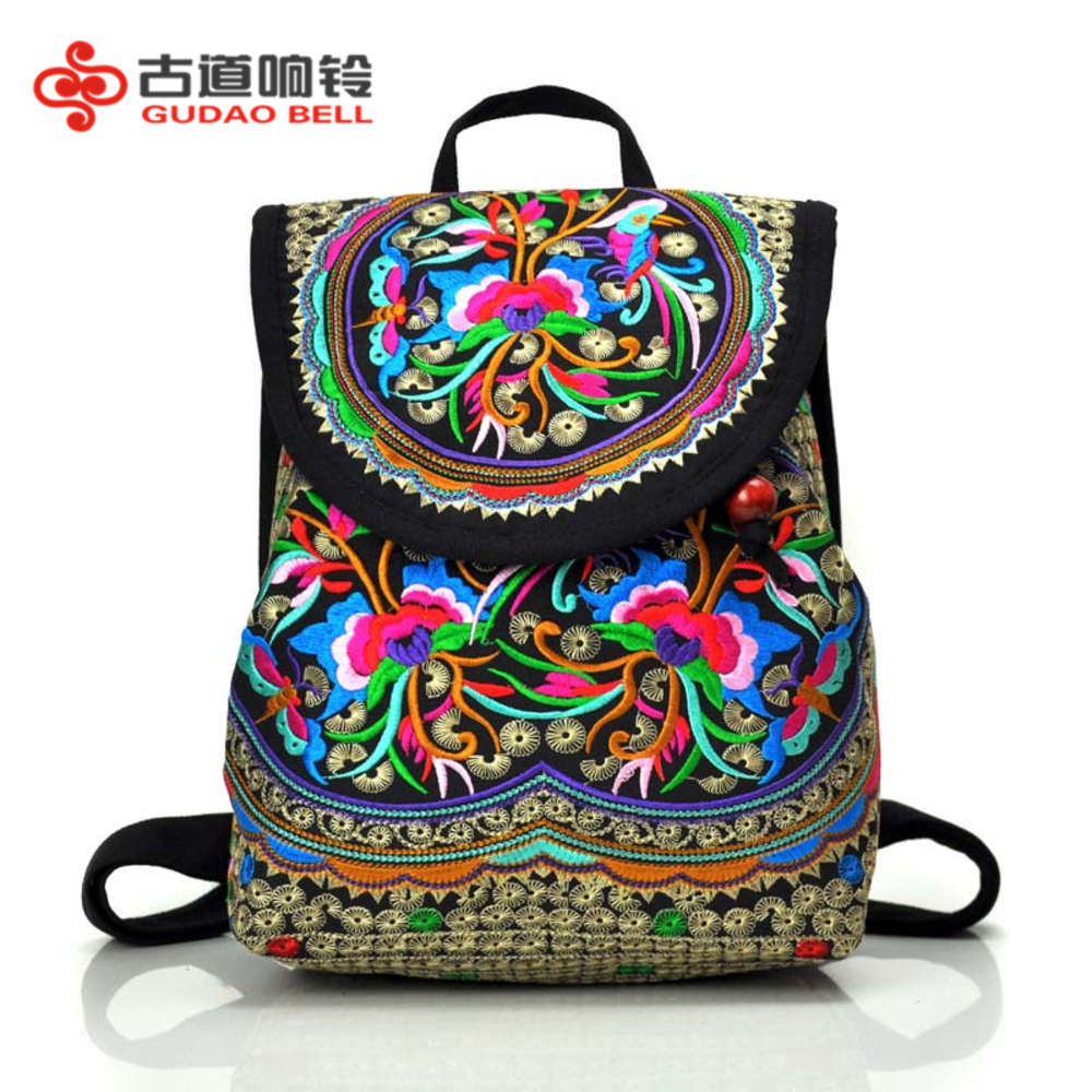 

backpack Ethnic style backpack Yunnan shoulder embroidered bag