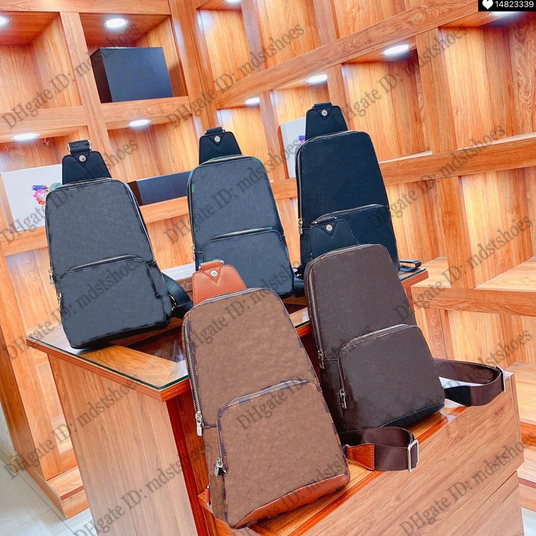 

Avenue Sling Bag Men Backpacks Crossbody Mens Designer Handbag Luxurys Cross body Damier Graphite Cowhide leather Messenger Bags N41719