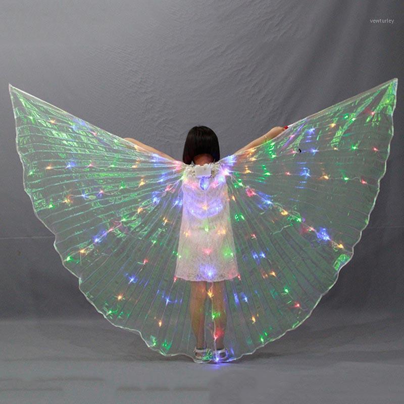 

Party Decoration Halloween LED Wings Battery Powered Glow Light Up Dance Costumes Stage Performance Clothing YE-