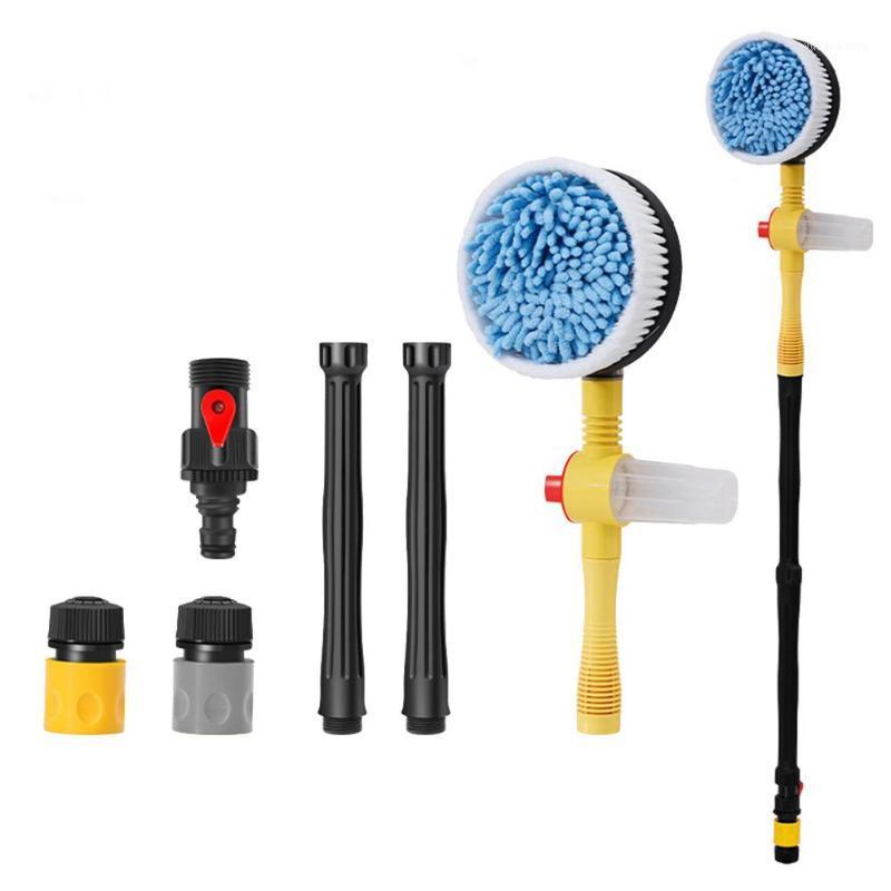 

Car Sponge 1M Long Handle Wash Brush Mop Automatic Foaming Three-section Telescoping Broom Chenille Microfiber Home/Car Cleaning Tools