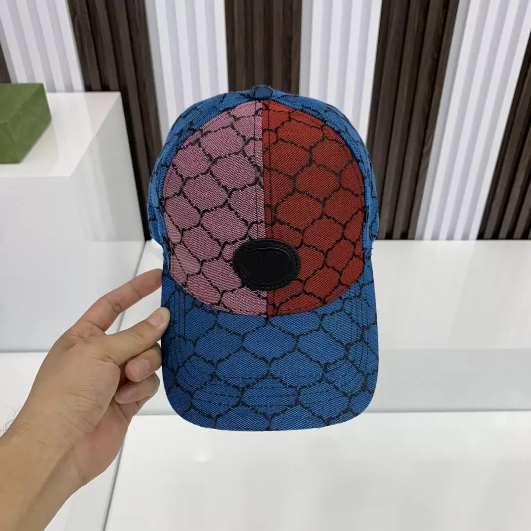 

Adjustable Ball Baseball Caps Colorful Bucket Hat Fashion Patchwork Streetwear Letter Hats for Man Woman Cap Design 4 Colors High Quality, Extra shipping
