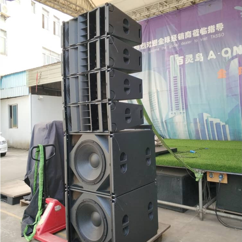 Amplifiers Tasso audios video outdoor speakers dual 10 inch crossover 3 way audio live show line array pa sound system-image-687992125