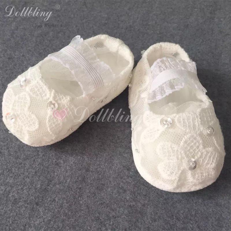 

First Walkers Lace Korean Hat Match Baptism Designer Custom Made Kindergarten Elegance Baby Pram Shoes Diamond Satin Infant
