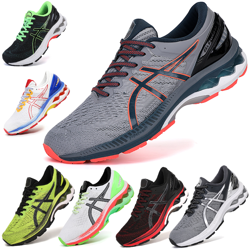 

GEL-KAYANO 27 Men's Running Shoes Sports Sneakers High-end Technical Support Professional Marathon Sports Shoes Wear-resistant Soles Sh