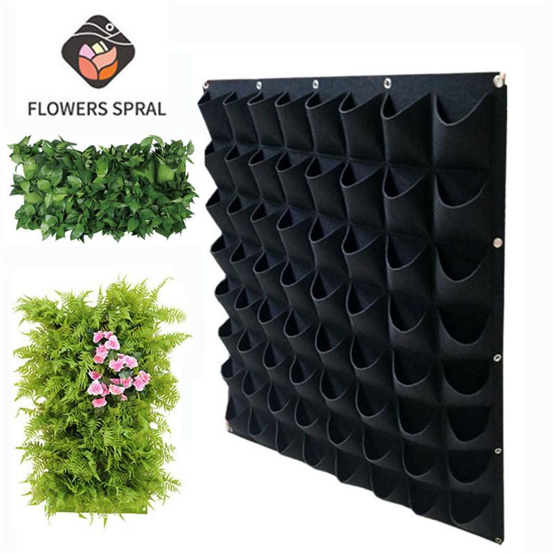 

Planters & Pots Saco De Crescimento Da Planta Greening Vertical Horizontal Pendurado Mudas Crescer Plantador Do Jardim Parede