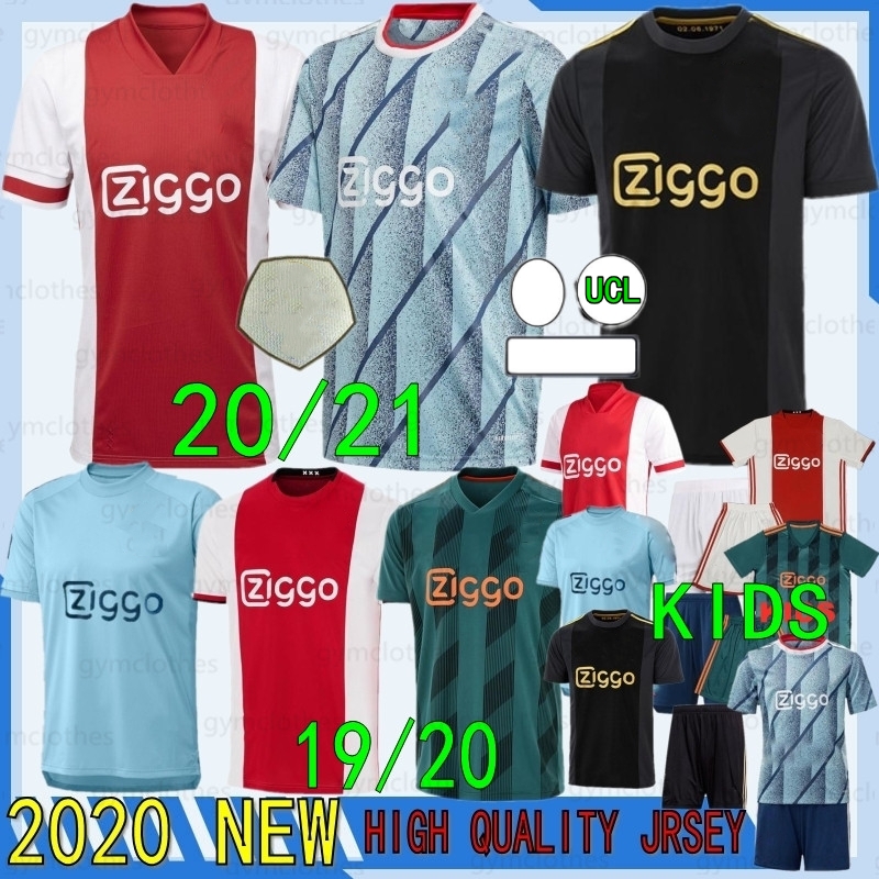 

Thai 21/22 Amsterdamsche Ajax Club Soccer Jerseys 9 HUNTELAAR 10 TADIC 6 VAN DE BEEK 22 ZIYECH 25 DOLBERG Embroidery Men+Kits Football Jersey Top quality shirts, Ajiakesi