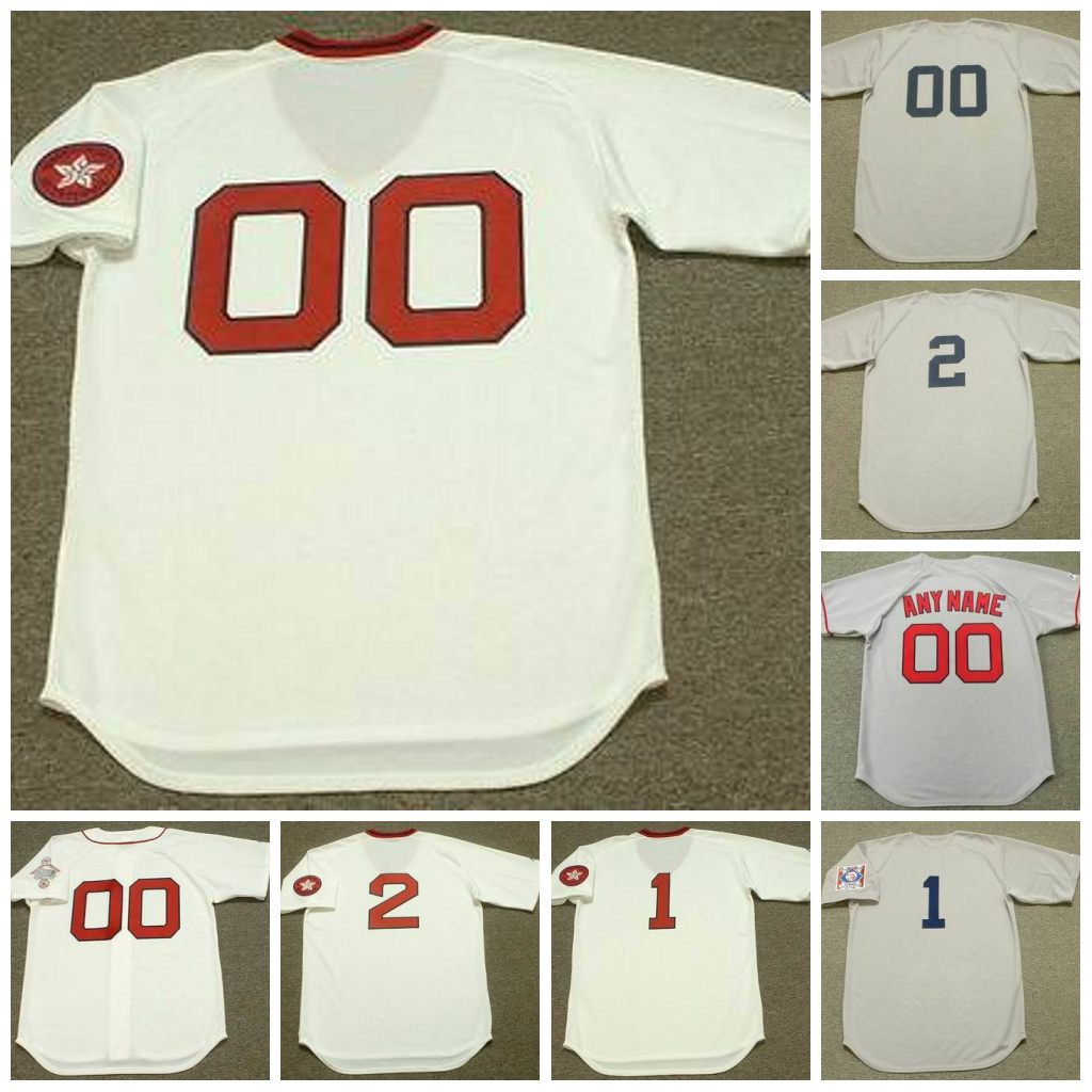

Boston Vintage Baseball Jersey Custom Any Number And Name Jerseys All Stitched Mens Womens Youth Fast, Custom 1980's gray