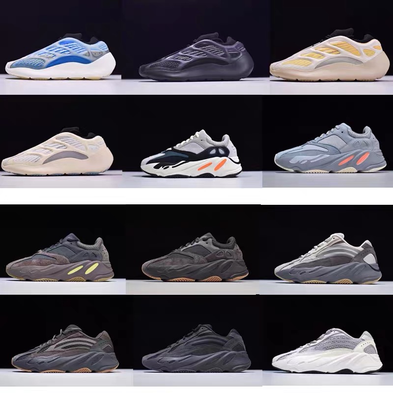 

Newest batch top tier 700 kanye Runner running shoes Teal Blue Utility black V2 V3 Cream Geode Hospital Inertia Static Vanta Tephra men&women designer sneakers, 17