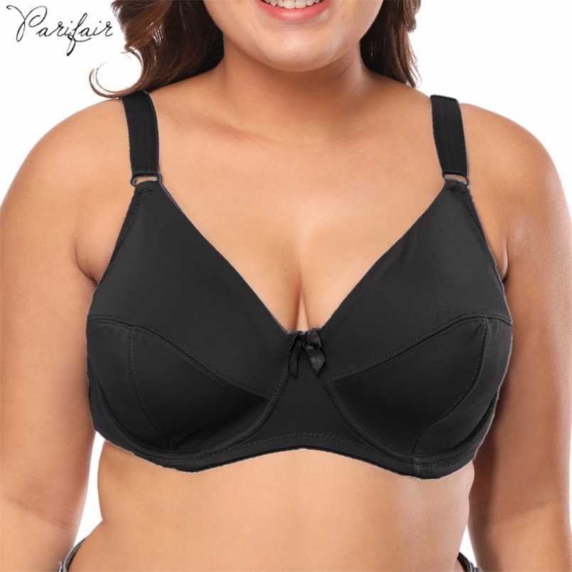 

PariFairy E cup Big Size Bralette Ultrathin Polyester Underwired Bra Plus size 44E 46E 48E 42F 44F 46F 48F 50F 52F 211110, Beige