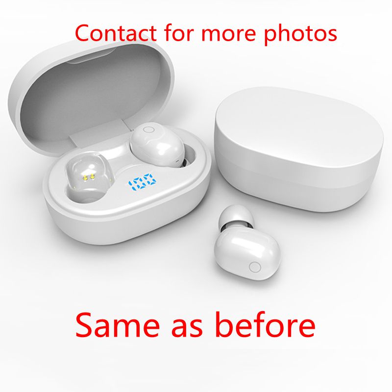 

Wireless Earphone andd1y_top earphones Chip Transparency Metal Rename GPS Wirless Charging Bluetooth Headphones Generation In-Ear Detection psg, White