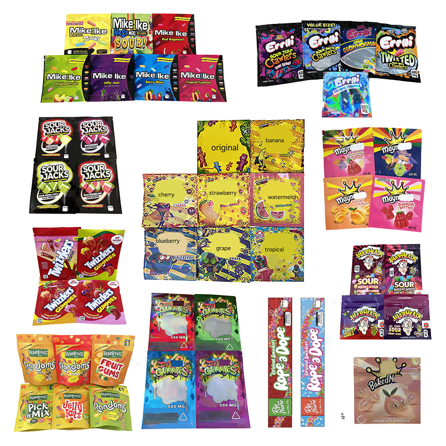 

edibles mylar packaging bags candy patch mike and lke lifesavers gummies twizzlers sour pouch jacks empty plastic package one up smell proof