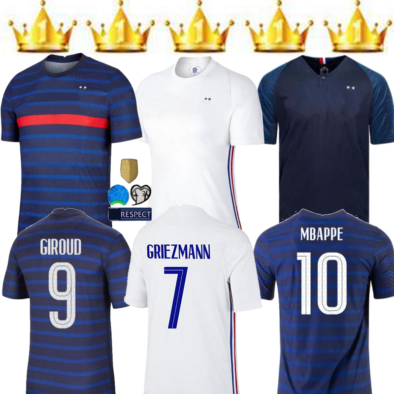 

MAN + KIDS 2021 France GRIEZMANN MBAPPE soccer jersey KANTE 20 21 Centenary POGBA shirt Maillot de football 2020 ZIDANE GIROUD MATUIDI Kimpe, Black;yellow