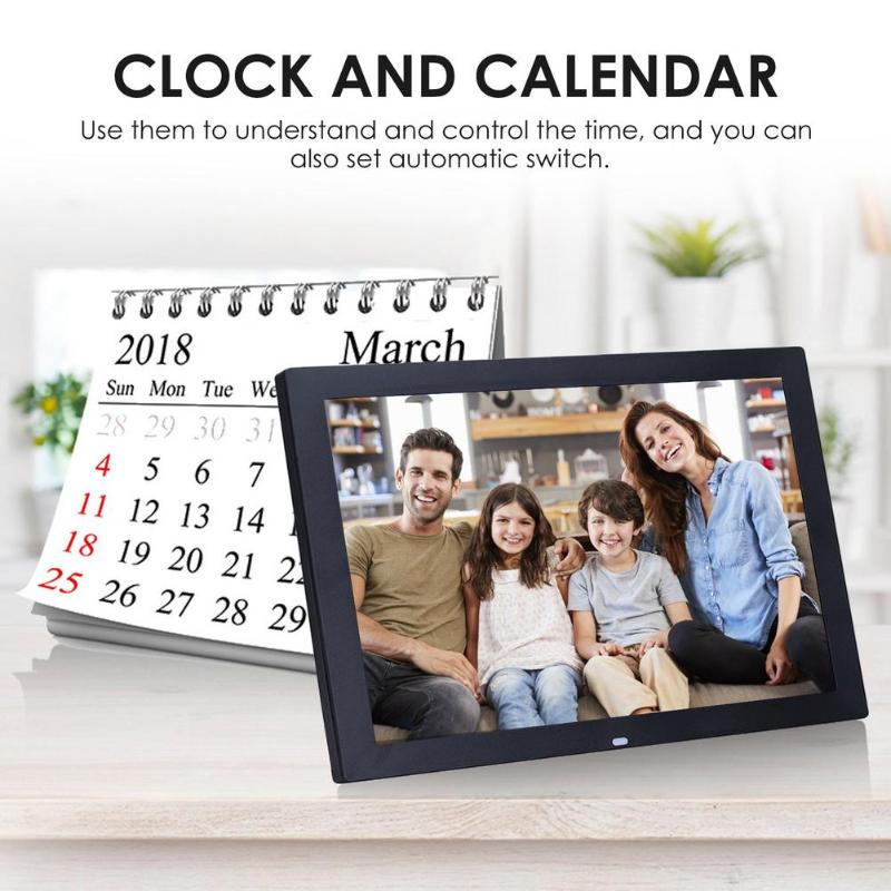 

Digital Po Frames Po 15 Inch Screen LED Backlight HD 1024*768 Frame Electronic Picture Music Movie Full Function Good Gift