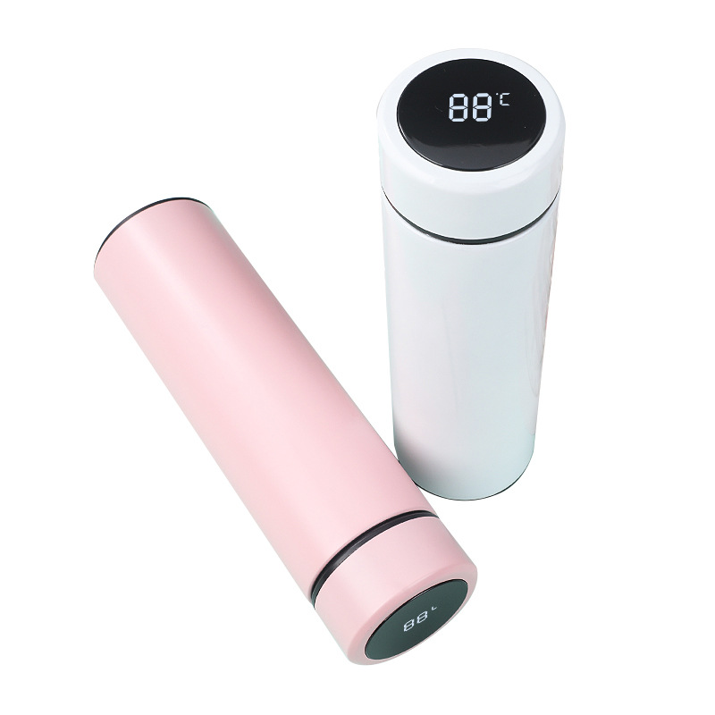 Smart Temperature Display Vacuum Flask,Coffee Thermos Bottle,304 Stainless Steel,Thermos For Tea,BPA Free,500ML-image-673094340