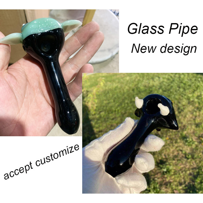 

Pyrex Oil Burner Pipes Thick Novelty Smoking Hand spoon Pipe