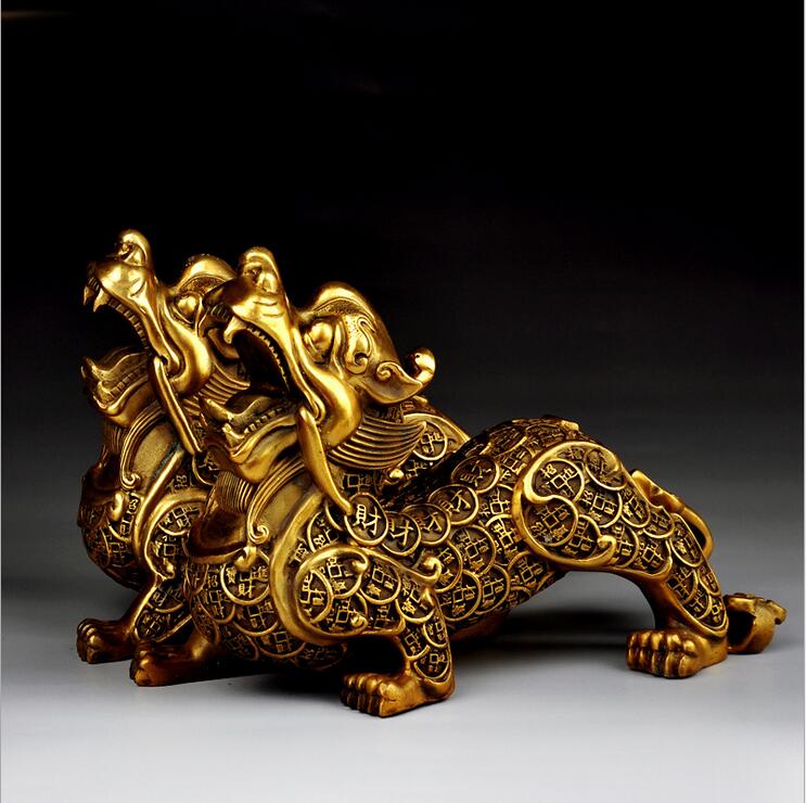 

Direct sales pure copper money leather holiday decoration home feng shui feng shui decoration