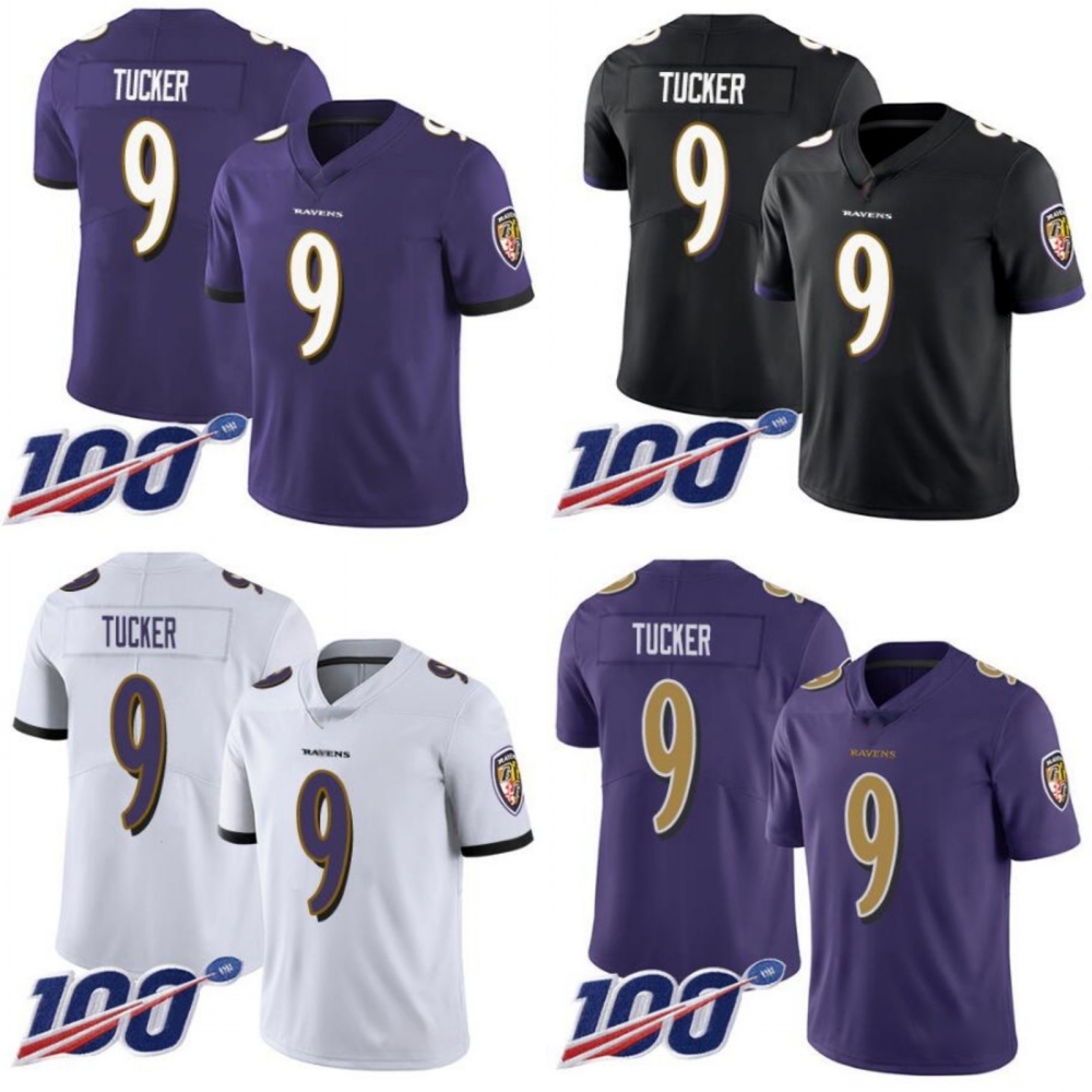 

BaltimoreRavensMen #9 Justin Tucker Women Youth 100th Vapor Limited Jersey