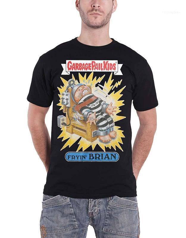 

Garbage Pail Kids T Shirt Fryin Brian Electric Chair Mens1, Men-darkpurple