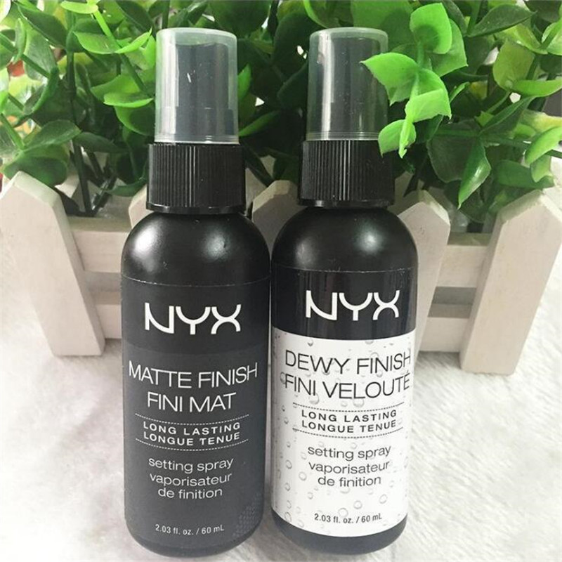 

NYX Makeup Setting Spray Primer Matte Glossy Long-lasting Finish Fini Mat Dewy Veloute 60ml free ship 3pcs