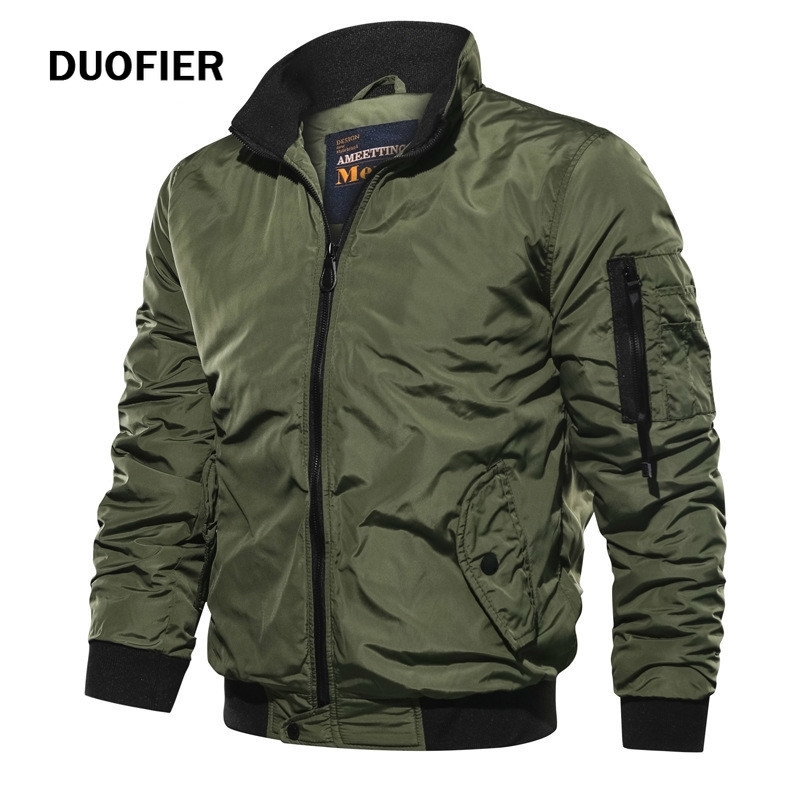 

Men Jackets Zipper Bomber Jacket Green Coat Male Windbreaker Outdoor Military Jacket Men's Fashion Clothing Autumn Coat Tops 5XL 210603, Mg9023 red