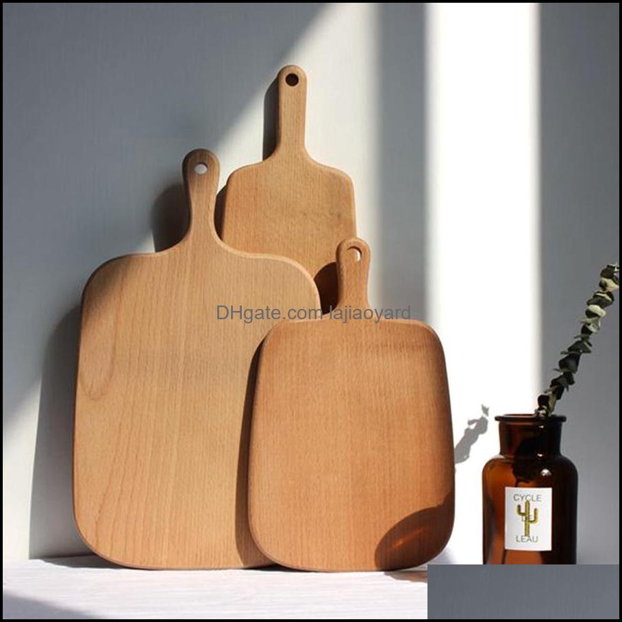 

Kitchen Knives Aessories Kitchen, Dining Bar Home & Gardenwooden Cutting Boards Fashion Fruit Plate Whole Wood Chopping Blocks Beech Baking