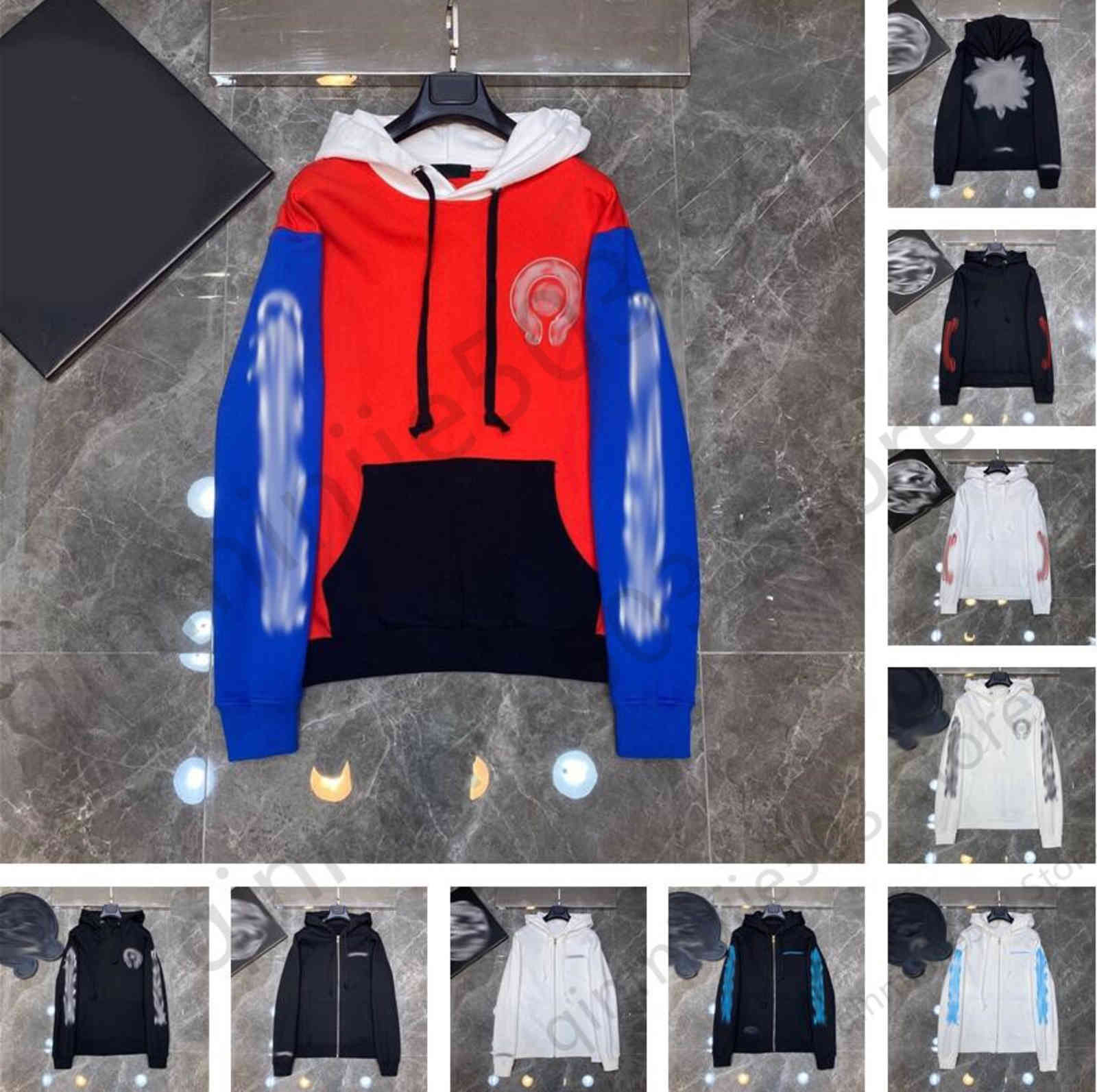 

Chrome Mens Designer Hoodie Hearts Womens Heart Hoodies Casual Hooded Sweatshirt Ch Cross Flower Arm Front Men Women Chromehearts Back EULT, 15