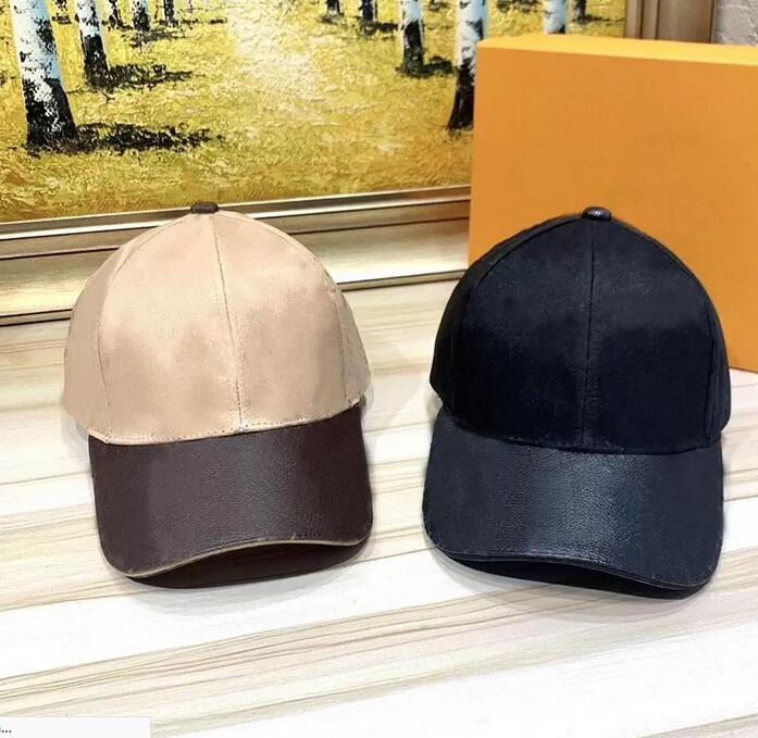 

Women Casual Hats Designers Caps Hats Mens Fitted Hat Flower Printed Fashion Summer Leather Classic Baseball Cap Bonnet For Men, Black;white