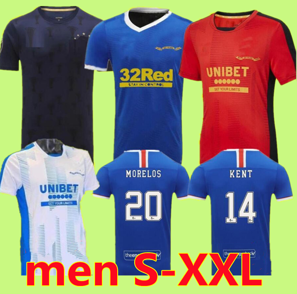 

Glasgow Rangers Champions 55 Version Soccer Jerseys 2021 2122 DEFOE MORELOS KENT ARIBO ARFIELD 21 22 Men Kids Kits football jersey, Black