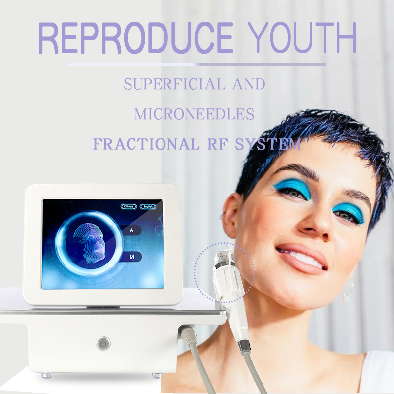 Beauty salon use Fractional RF gold microneedling machine anti-wrinkle/radio frequency skin tightening face lifting micro needle machines price-image-709225336