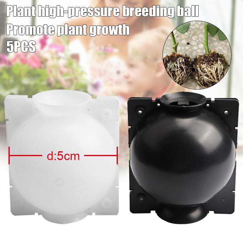 

5pcsPlant Rooting Ball Grafting Growing Box Breeding Case For Garden Plant High-pressure Propagation Sapling Planters & Pots