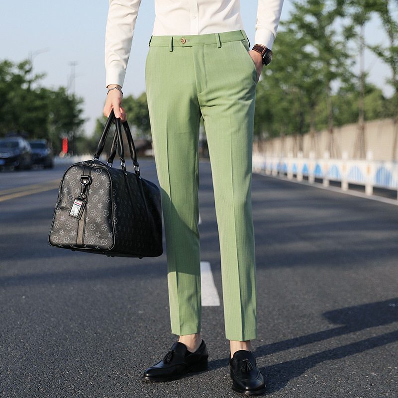 

NEW Pants spring and summer casual straight fashion stretch large size men' trousers Office Male Slim, Same picture color