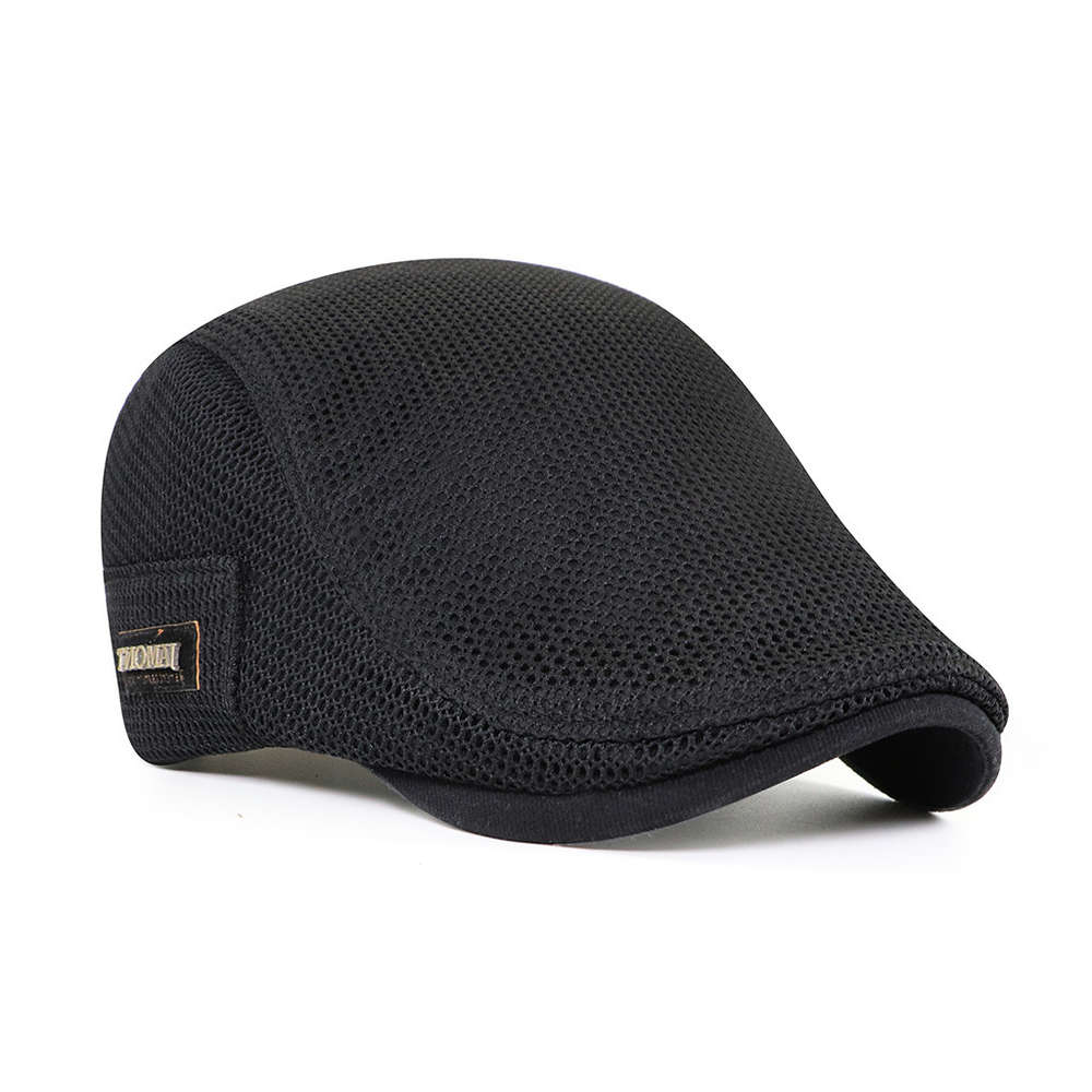 

cap, men's mesh breathable beret, women's thin sunscreen hat, summer hat, Blue;gray