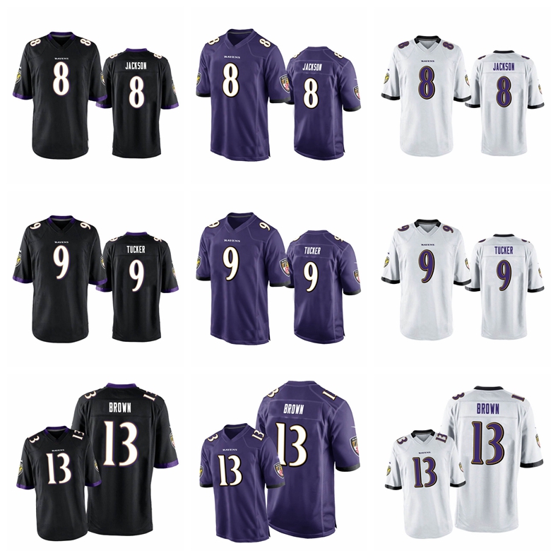 

Michael Crabtree Justin Tucker Lamar Jackson DeShon Elliott Baltimore''Ravens''Men football Jersey, Black;red