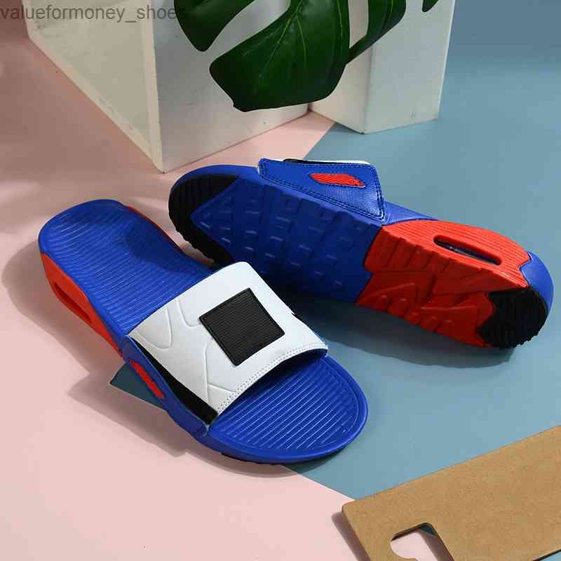 

Summer 2021 Arrival Beach Outdoor 90s Slide Slippers Men Women Black Volt Hotel Luxurys Platform Sandals Flip Flops Trainers Max EUR VS6Z