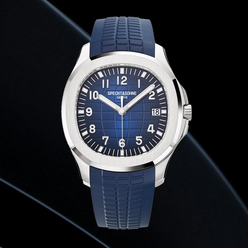 

Wristwatches Luxury Sport 8215 Mechanical Top Brand Men Automatic Watches Stainless Steel Waterproof Watch For Man, Tacto-8 -green