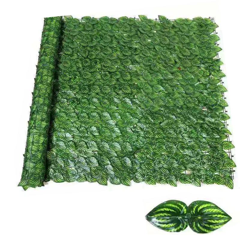 

Decorative Flowers & Wreaths Artificial Balcony Green Leaf Fence Roll Up Panel Ivy Privacy Garden Wall Backyard Home Decor Rattan Plants, 0.5x1m