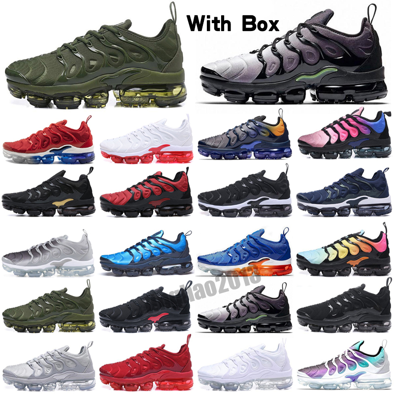 

tn Plus Running Shoes For Women Electric Green Metallic Gold Triple White Black Ash Blue cushion Sports Sneakers Trainers, Color 20