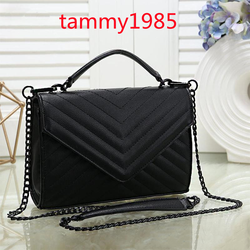 

Fashion Bags women's high quality handbags purses beautiful Small chain striped European style shoulder, Red